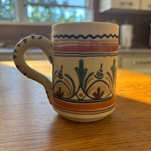 Handcrafted Ceramic Toledo Mug with Colorful Pattern